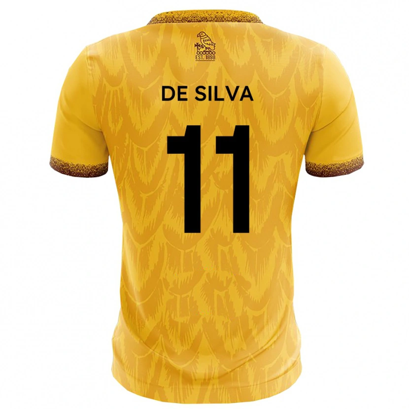 Danxen Damen Dillon De Silva #11 Gelb Braun Heimtrikot Trikot 2025/26 T-Shirt