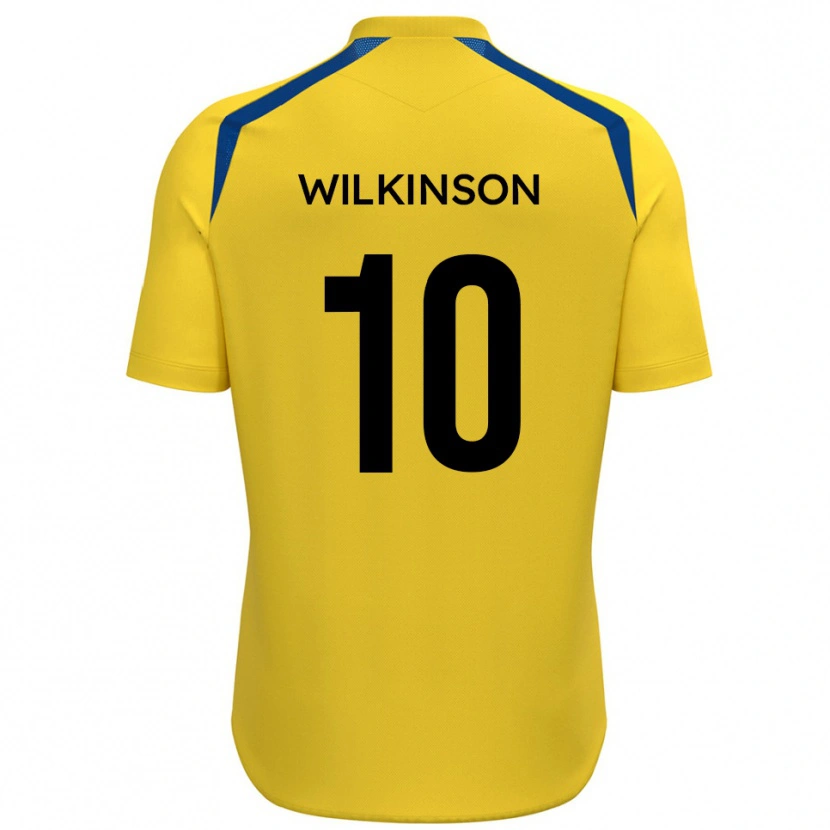 Danxen Damen Conor Wilkinson #10 Gelb Blau Heimtrikot Trikot 2025/26 T-Shirt