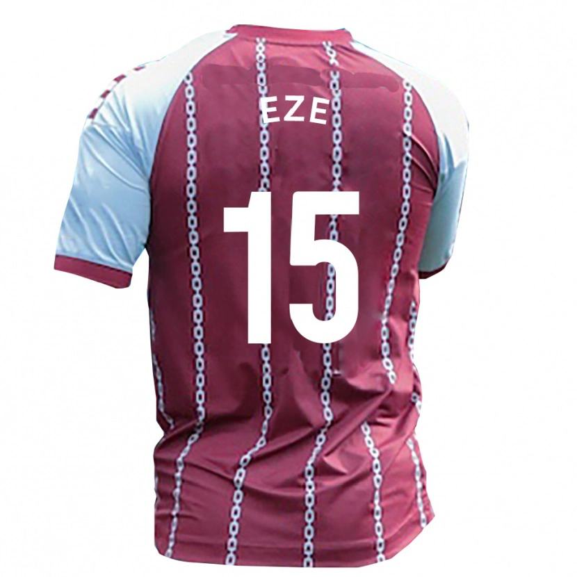 Danxen Damen Dubem Eze #15 Himmelblau Rostrot Heimtrikot Trikot 2025/26 T-Shirt