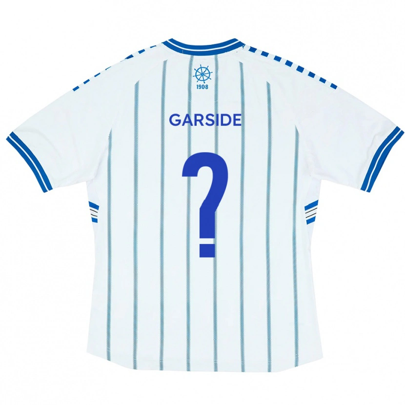 Danxen Damen Faye Garside #0 Weiß Blau Heimtrikot Trikot 2025/26 T-Shirt