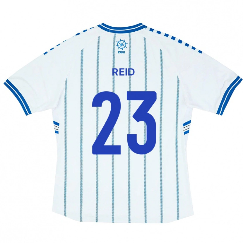 Danxen Damen Alex Reid #23 Weiß Blau Heimtrikot Trikot 2025/26 T-Shirt