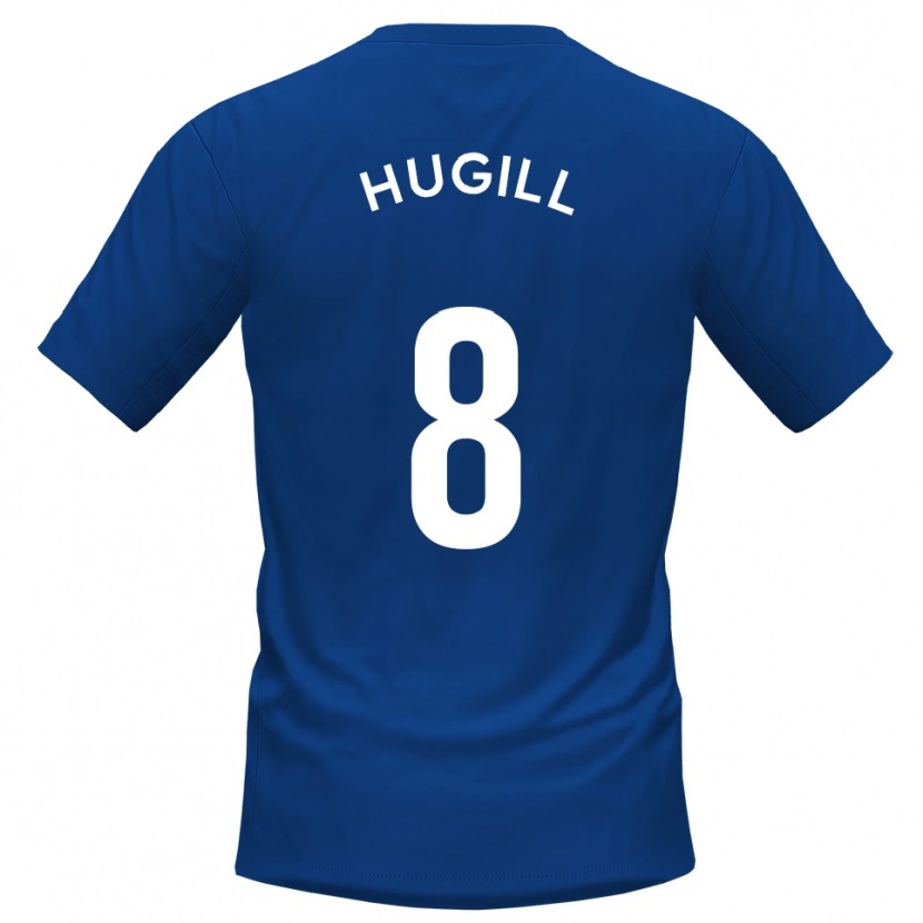 Danxen Damen Will Hugill #8 Blau Weiß Heimtrikot Trikot 2025/26 T-Shirt