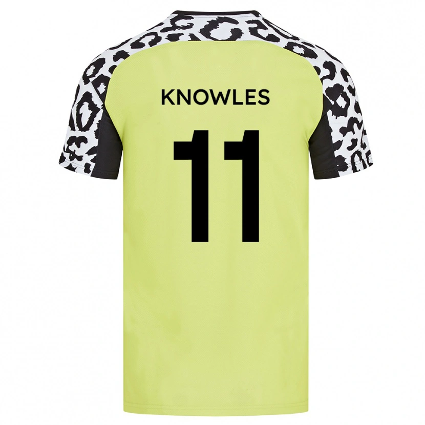 Danxen Damen Tom Knowles #11 Fluoreszierendes Gelb Heimtrikot Trikot 2025/26 T-Shirt