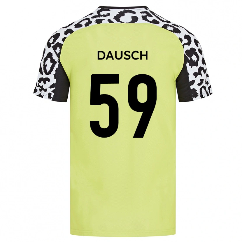 Danxen Damen Aidan Dausch #59 Fluoreszierendes Gelb Heimtrikot Trikot 2025/26 T-Shirt