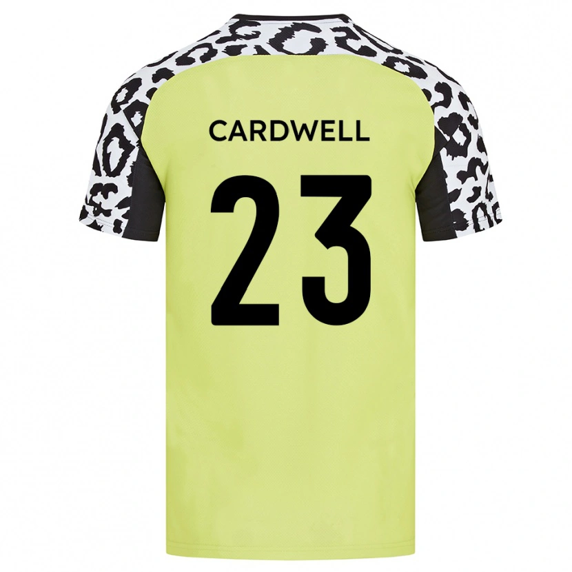 Danxen Damen Harry Cardwell #23 Fluoreszierendes Gelb Heimtrikot Trikot 2025/26 T-Shirt