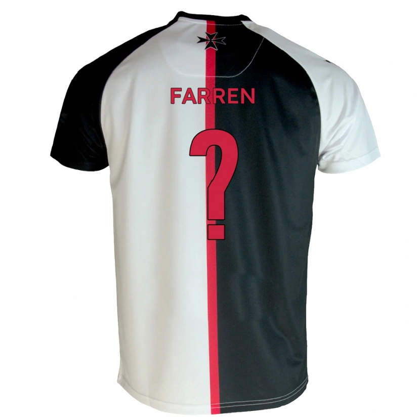 Danxen Damen Brad Farren #0 Weiß Schwarz Heimtrikot Trikot 2025/26 T-Shirt