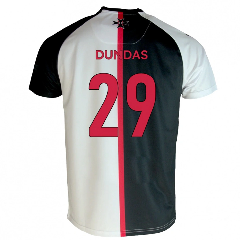 Danxen Damen Jadyn Dundas #29 Weiß Schwarz Heimtrikot Trikot 2025/26 T-Shirt