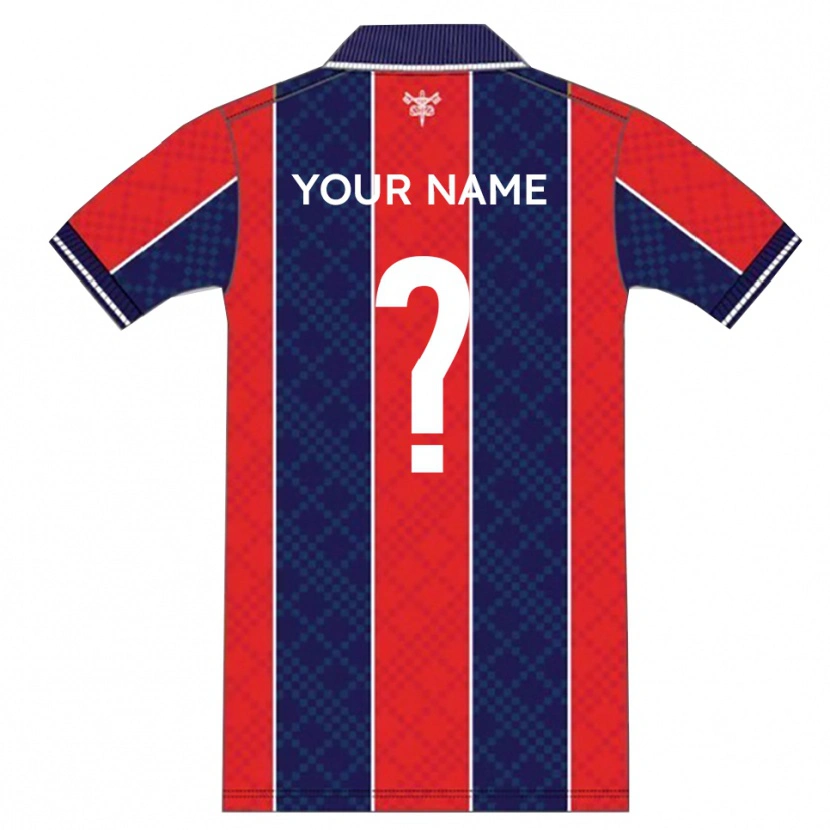 Danxen Damen Ihren Namen #0 Rot Marine Heimtrikot Trikot 2025/26 T-Shirt