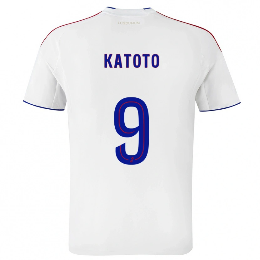 Danxen Damen Marie-Antoinette Katoto #9 Weiß Rot Heimtrikot Trikot 2025/26 T-Shirt
