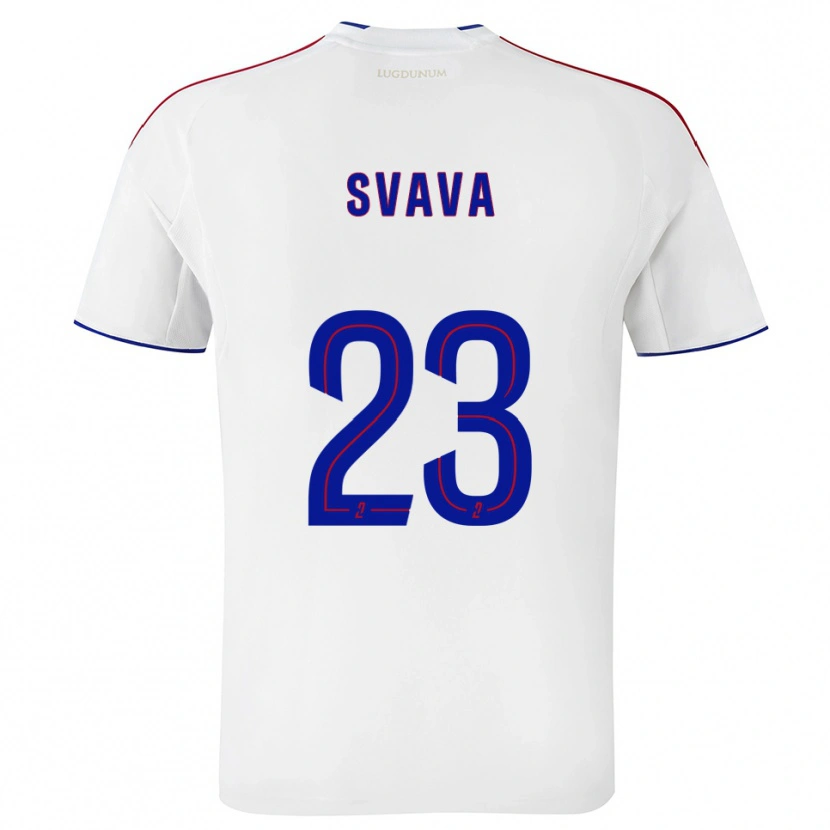 Danxen Damen Sofie Svava #23 Weiß Rot Heimtrikot Trikot 2025/26 T-Shirt