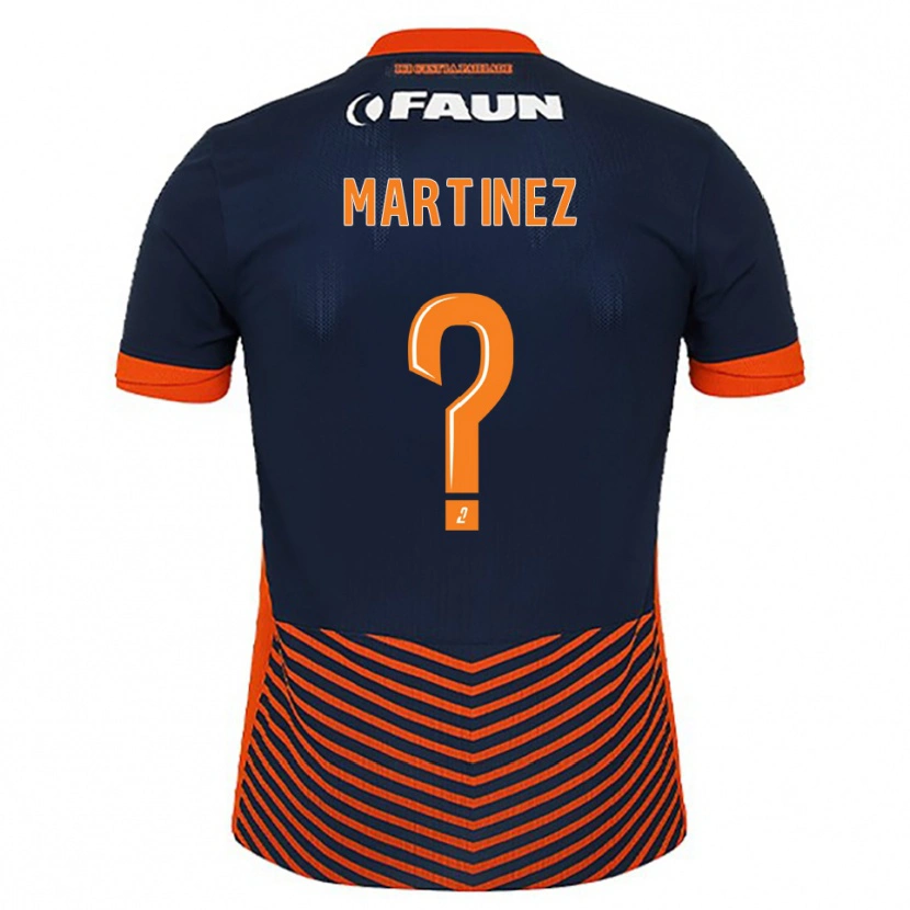 Danxen Damen Ethan Martinez #0 Mitternachtsblau Orange Heimtrikot Trikot 2025/26 T-Shirt