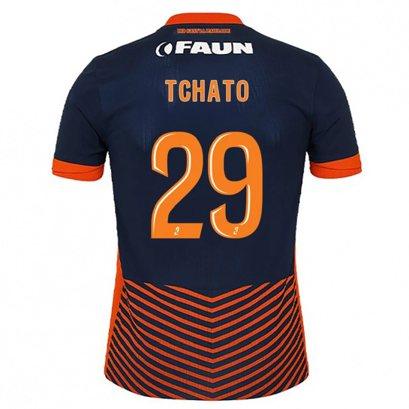 Danxen Damen Enzo Tchato #29 Mitternachtsblau Orange Heimtrikot Trikot 2025/26 T-Shirt