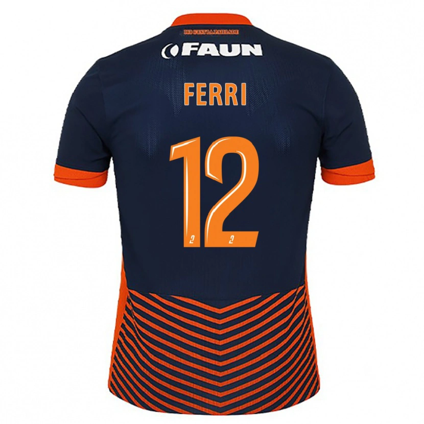 Danxen Damen Jordan Ferri #12 Mitternachtsblau Orange Heimtrikot Trikot 2025/26 T-Shirt