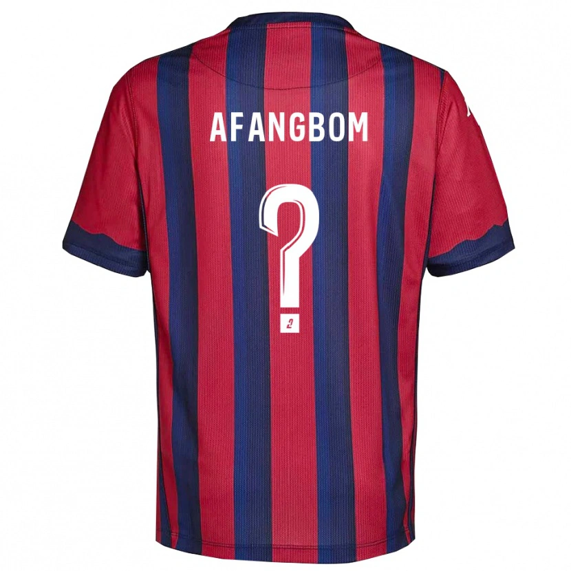 Danxen Damen Adelino Afangbom #0 Burgunder Marine Heimtrikot Trikot 2025/26 T-Shirt