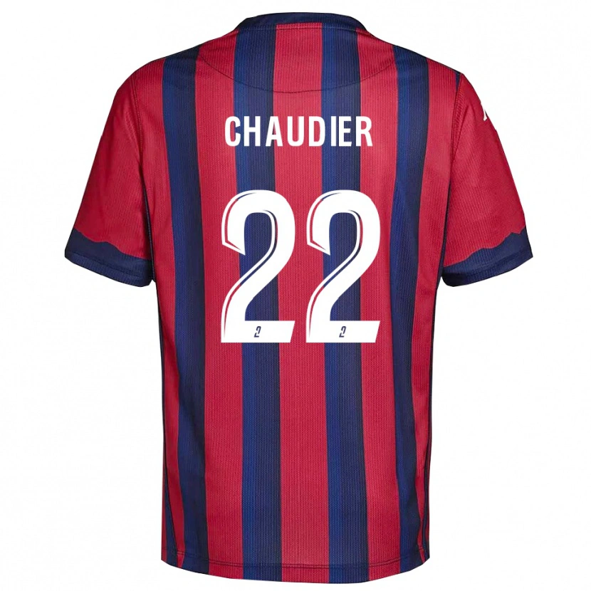 Danxen Damen Ophélie Chaudier #22 Burgunder Marine Heimtrikot Trikot 2025/26 T-Shirt