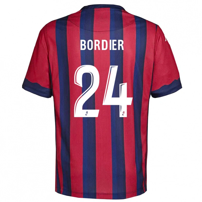 Danxen Damen Emma Bordier #24 Burgunder Marine Heimtrikot Trikot 2025/26 T-Shirt