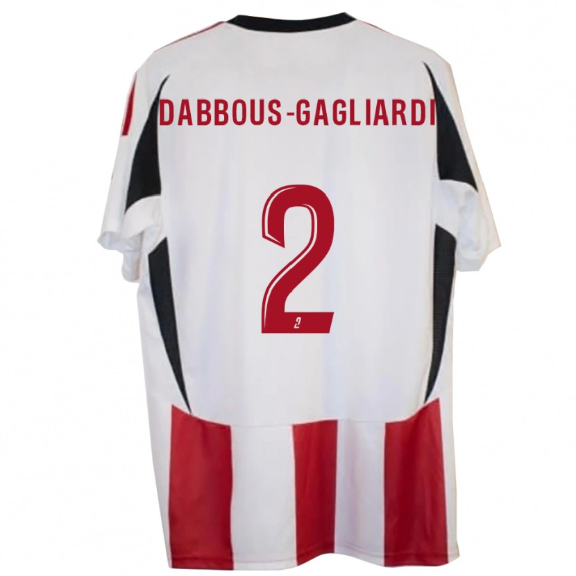 Danxen Damen Yanis Dabbous-Gagliardi #2 Rot Blau Heimtrikot Trikot 2025/26 T-Shirt