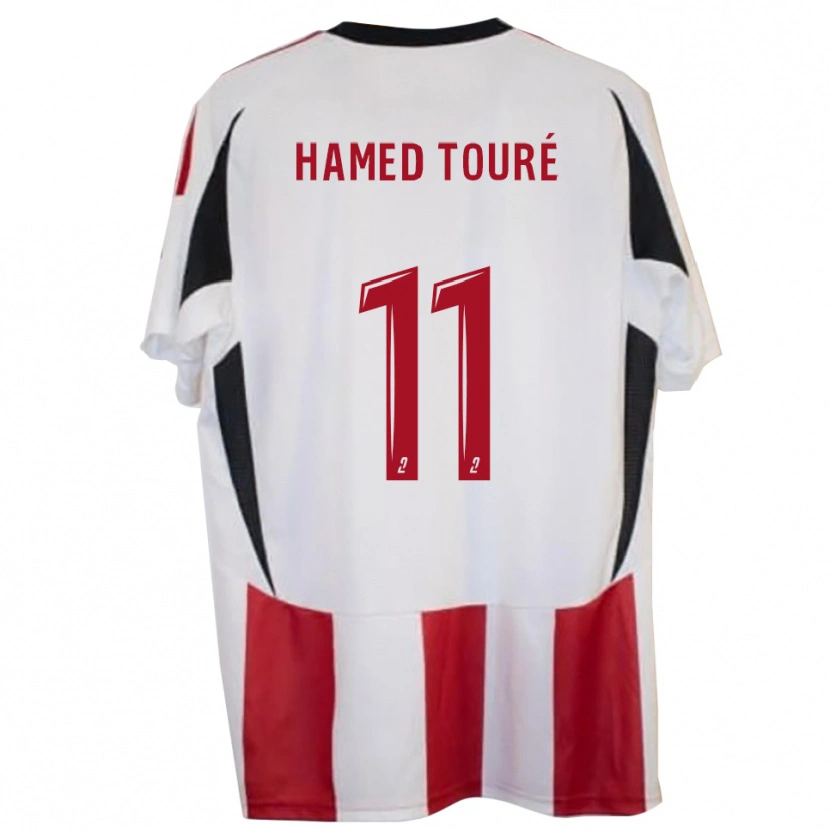 Danxen Damen Ben Hamed Touré #11 Rot Blau Heimtrikot Trikot 2025/26 T-Shirt