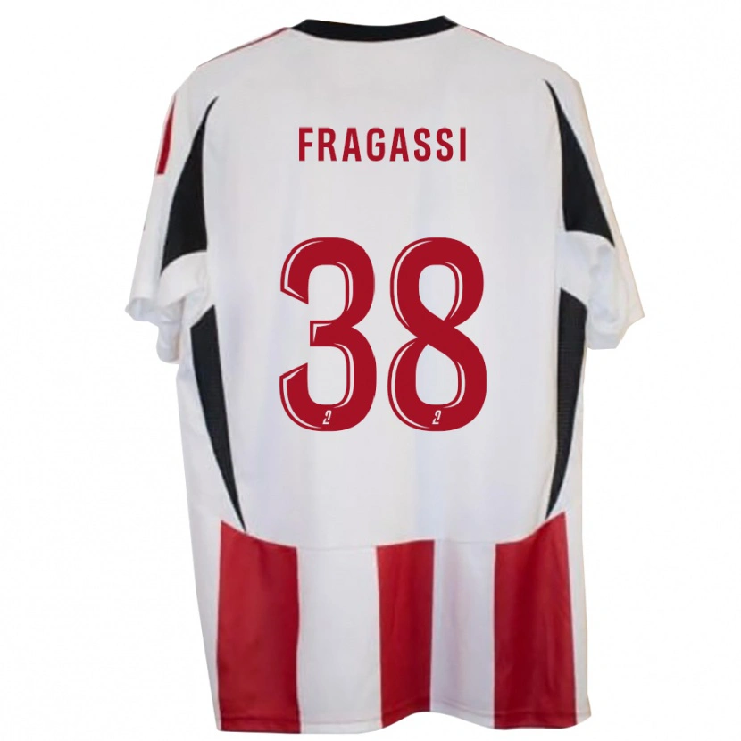 Danxen Damen Tom Fragassi #38 Rot Blau Heimtrikot Trikot 2025/26 T-Shirt