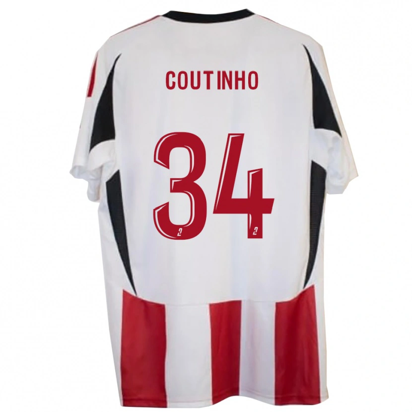 Danxen Damen Ricardo Coutinho #34 Rot Blau Heimtrikot Trikot 2025/26 T-Shirt