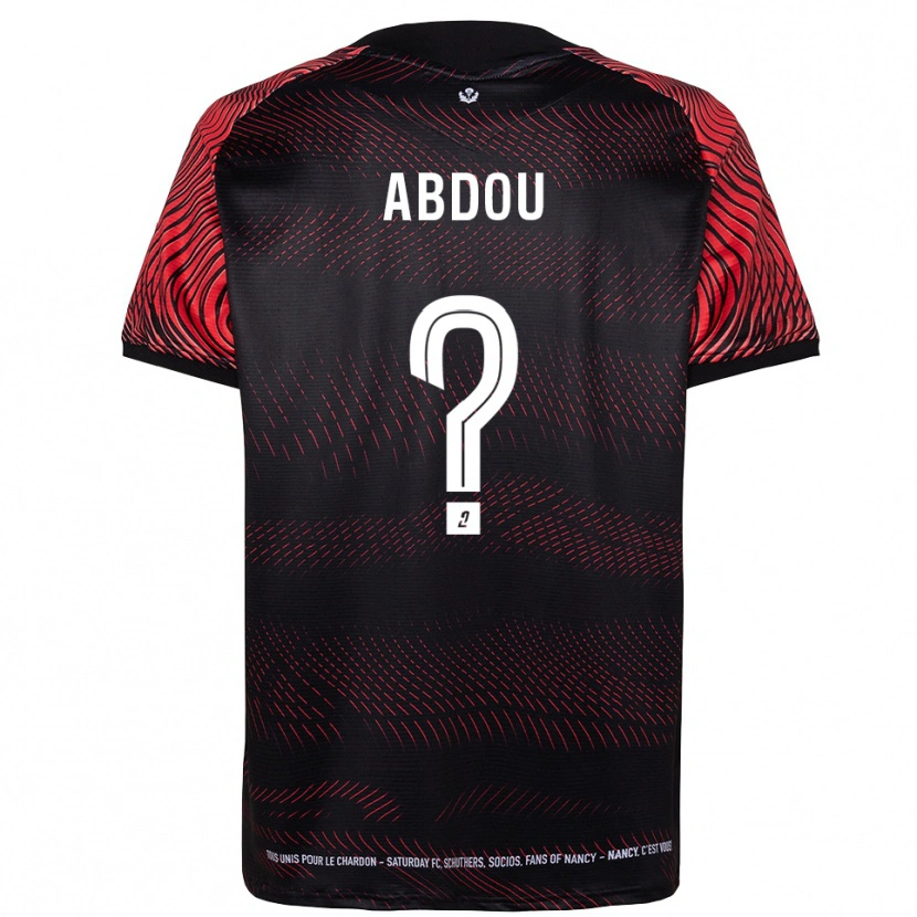 Danxen Damen Liliane Abdou #0 Weiß Rot Heimtrikot Trikot 2025/26 T-Shirt