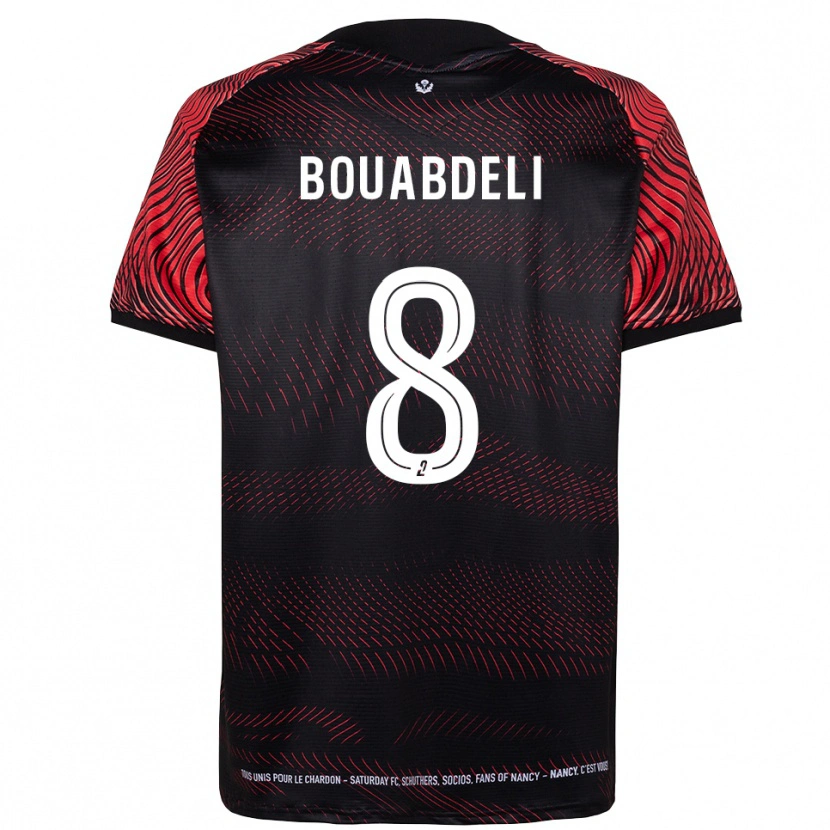 Danxen Damen Walid Bouabdeli #8 Weiß Rot Heimtrikot Trikot 2025/26 T-Shirt