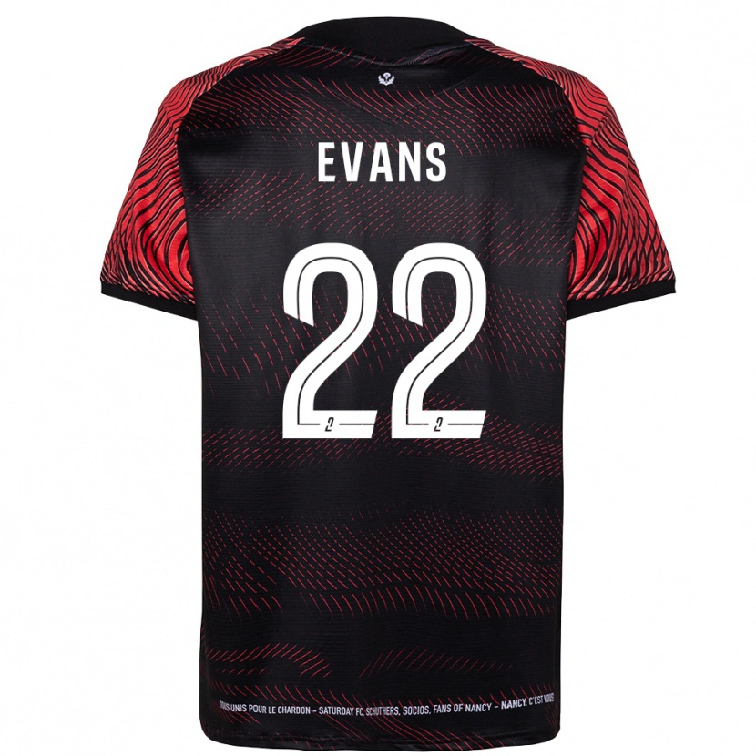 Danxen Damen Jimmy Evans #22 Weiß Rot Heimtrikot Trikot 2025/26 T-Shirt