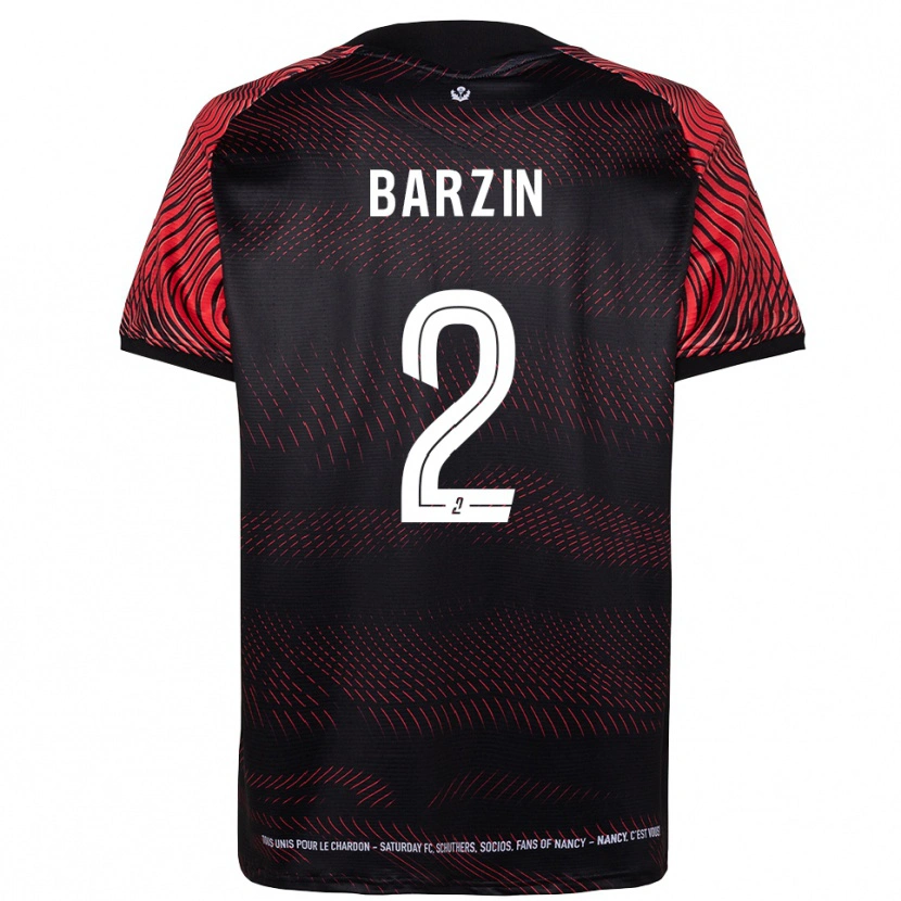 Danxen Damen Réginald Barzin #2 Weiß Rot Heimtrikot Trikot 2025/26 T-Shirt