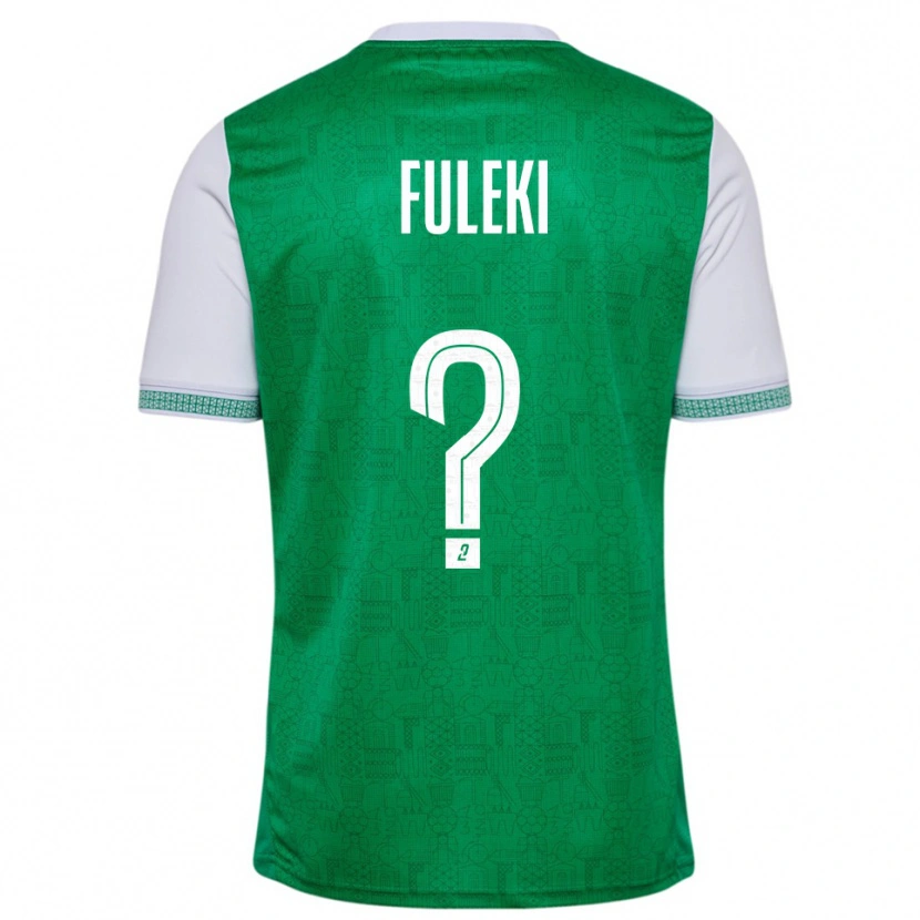 Danxen Damen Samuel Fuleki #0 Grün Weiß Heimtrikot Trikot 2025/26 T-Shirt