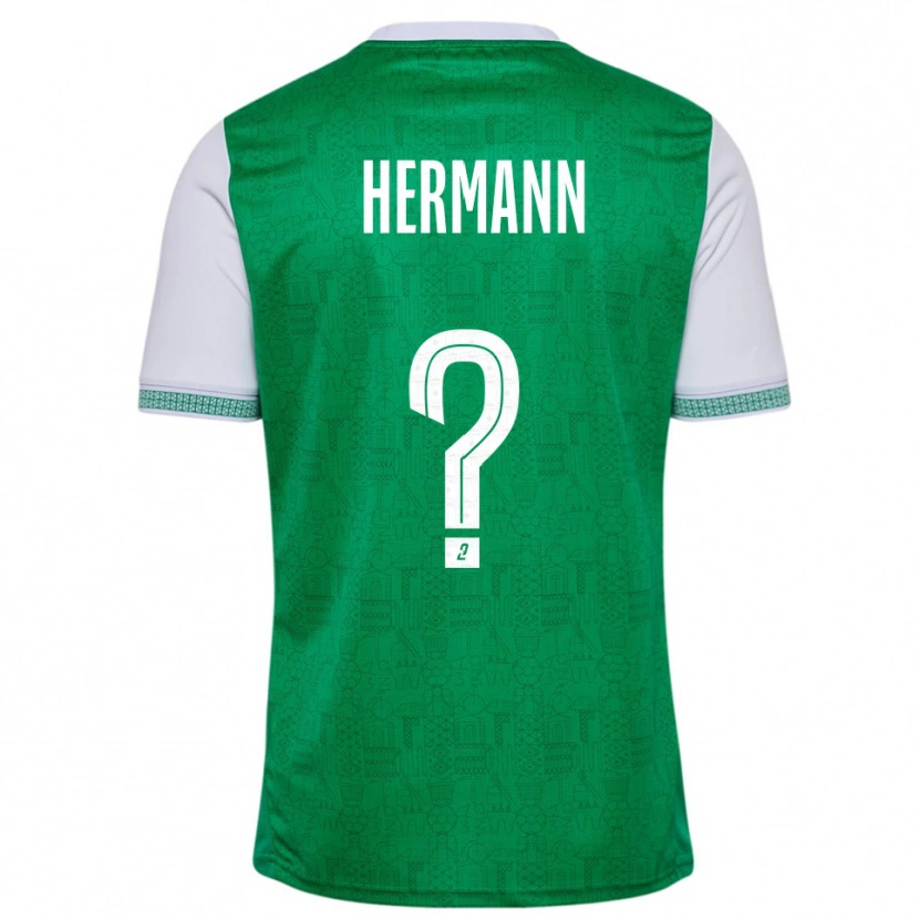 Danxen Damen Laura Hermann #0 Grün Weiß Heimtrikot Trikot 2025/26 T-Shirt