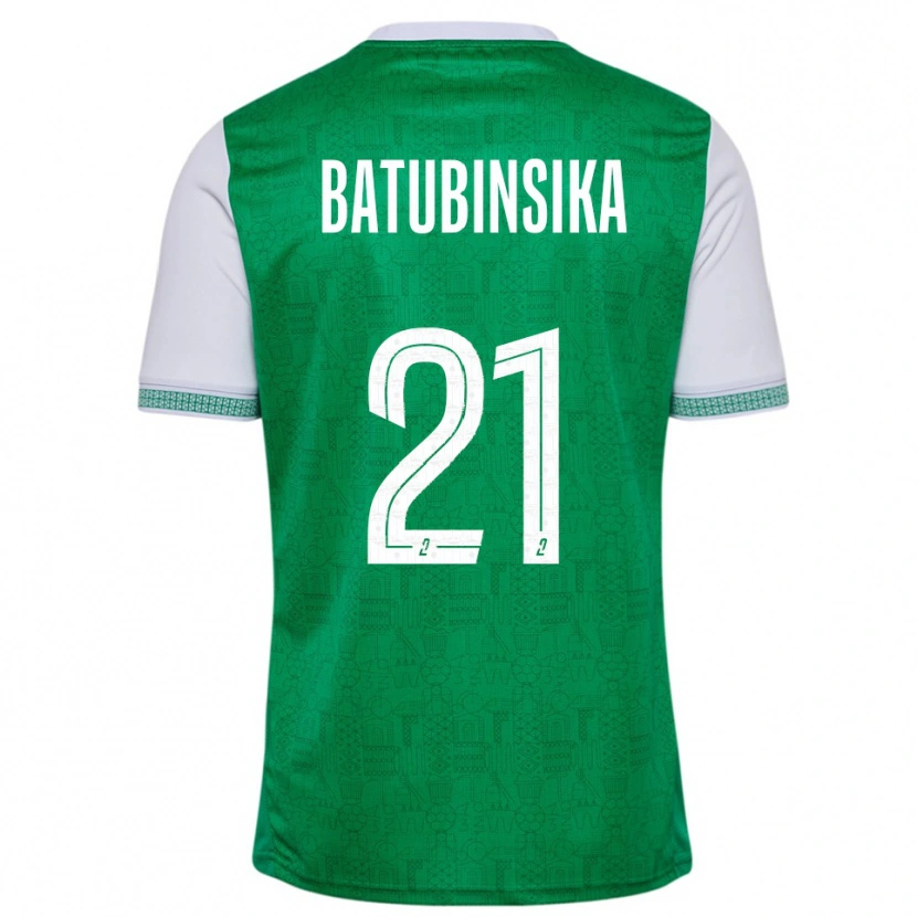 Danxen Damen Dylan Batubinsika #21 Grün Weiß Heimtrikot Trikot 2025/26 T-Shirt