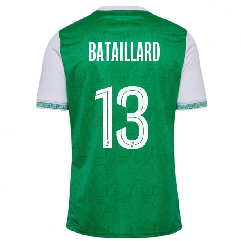 Danxen Damen Faustine Bataillard #13 Grün Weiß Heimtrikot Trikot 2025/26 T-Shirt