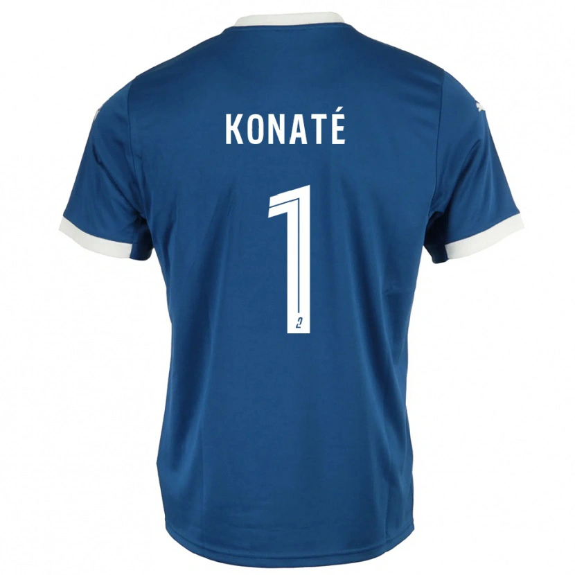 Danxen Damen Hillel Konaté #1 Blau Weiß Heimtrikot Trikot 2025/26 T-Shirt
