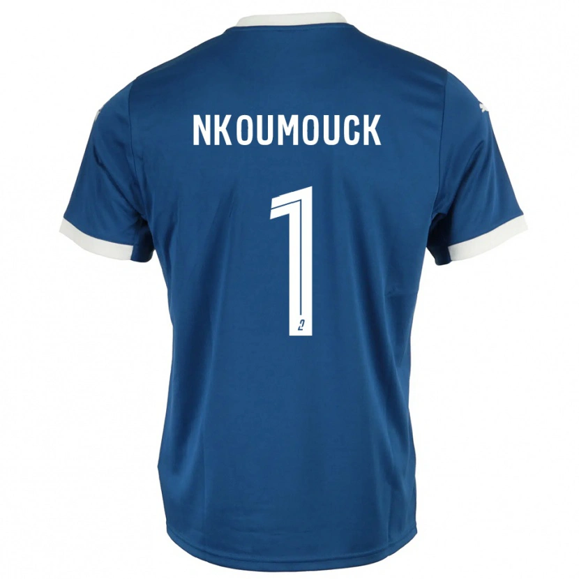Danxen Damen Marc-Anthony Nkoumouck #1 Blau Weiß Heimtrikot Trikot 2025/26 T-Shirt