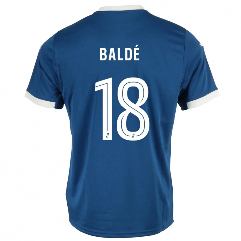 Danxen Damen Thierno Baldé #18 Blau Weiß Heimtrikot Trikot 2025/26 T-Shirt