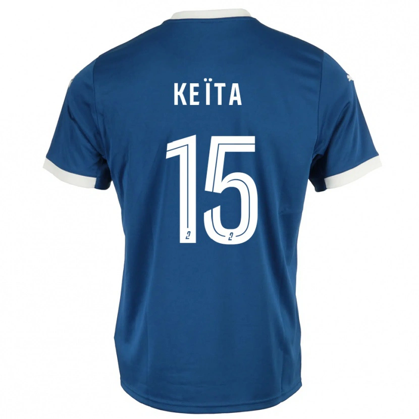 Danxen Damen Modibo Keïta #15 Blau Weiß Heimtrikot Trikot 2025/26 T-Shirt