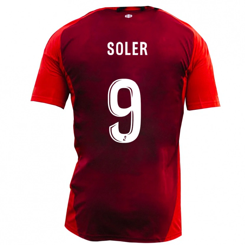 Danxen Damen Gabriel Soler #9 Rot Burgund Heimtrikot Trikot 2025/26 T-Shirt