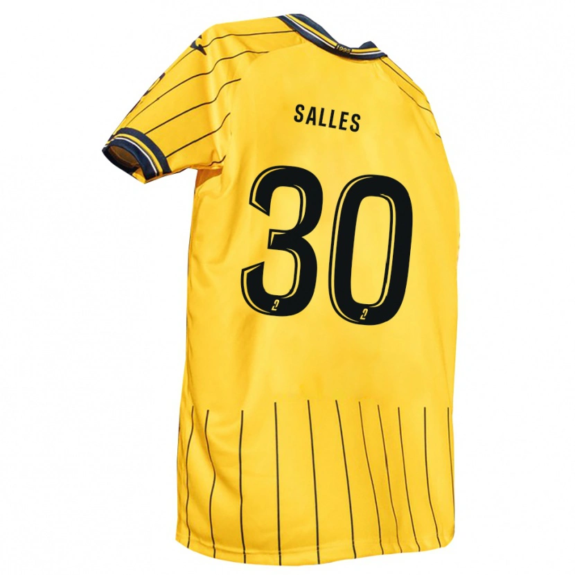 Danxen Damen Esteban Salles #30 Gelb Marine Heimtrikot Trikot 2025/26 T-Shirt