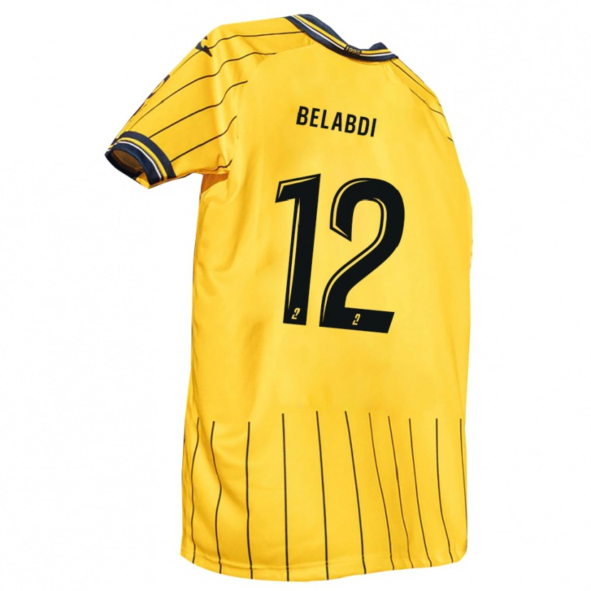 Danxen Damen Tao Belabdi #12 Gelb Marine Heimtrikot Trikot 2025/26 T-Shirt