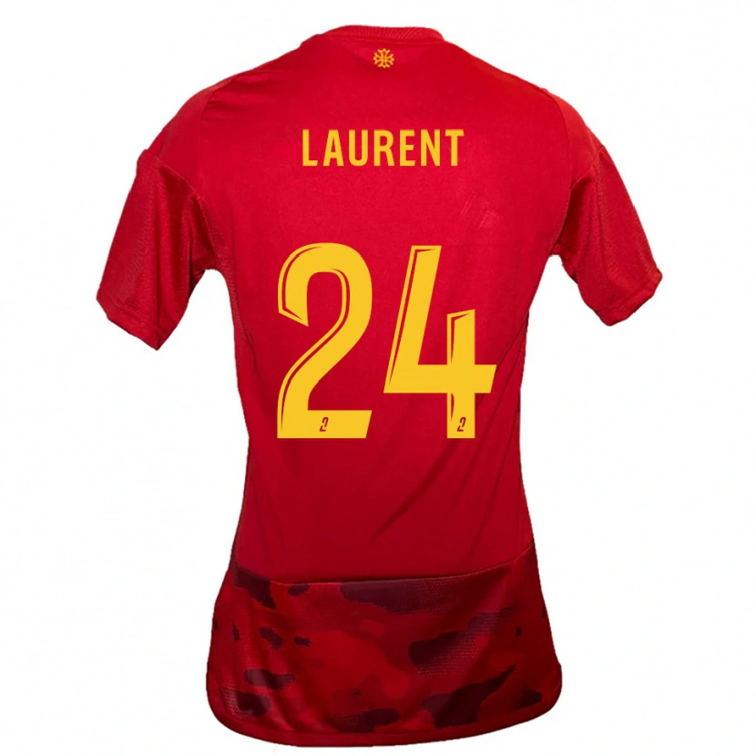 Danxen Damen Loni Laurent #24 Rot Gelb Heimtrikot Trikot 2025/26 T-Shirt