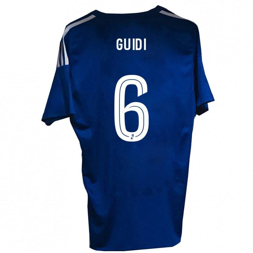 Danxen Damen Dumè Guidi #6 Blau Weiß Heimtrikot Trikot 2025/26 T-Shirt