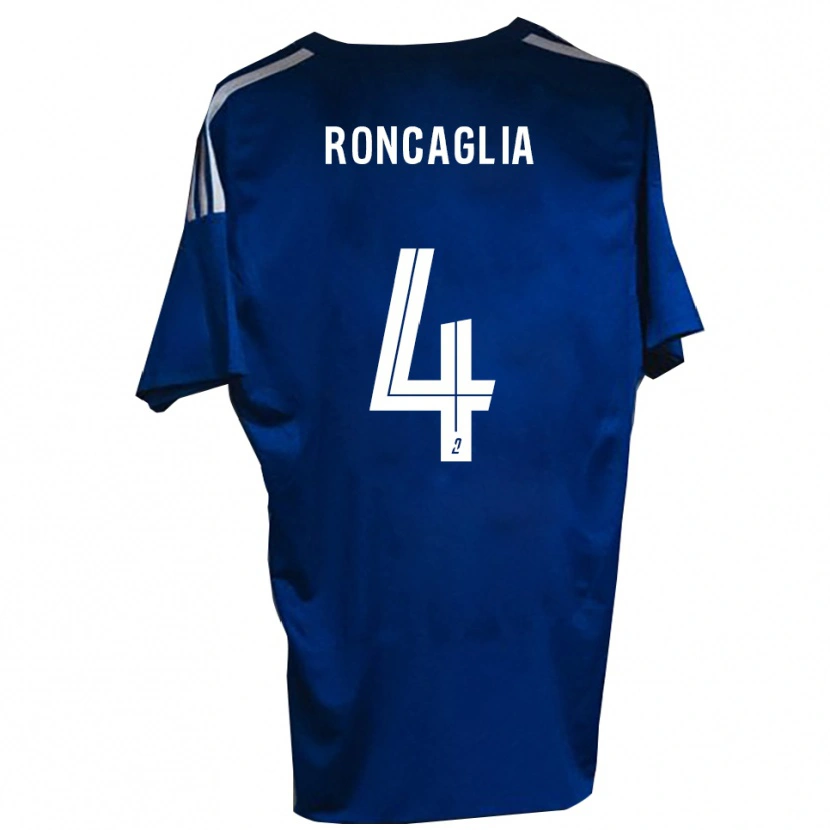 Danxen Damen Anthony Roncaglia #4 Blau Weiß Heimtrikot Trikot 2025/26 T-Shirt