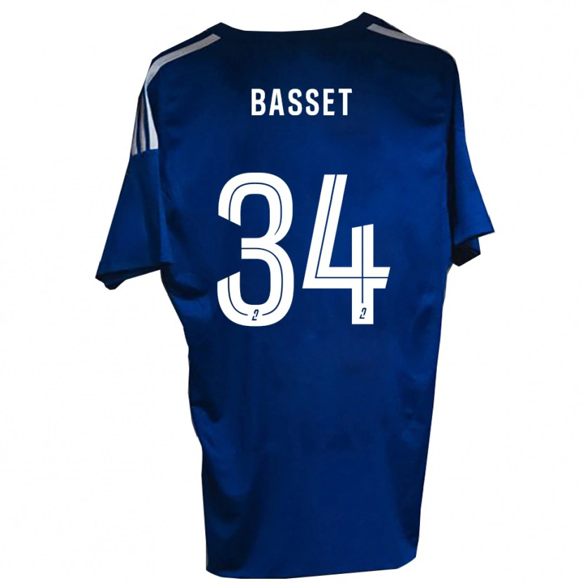 Danxen Damen Donovan Basset #34 Blau Weiß Heimtrikot Trikot 2025/26 T-Shirt