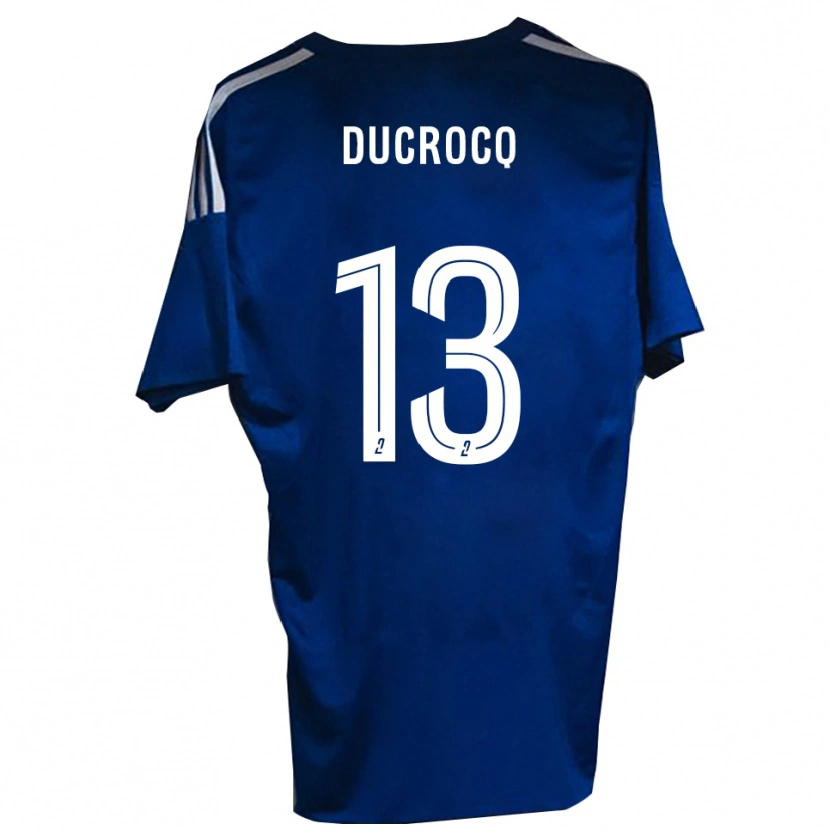 Danxen Damen Tom Ducrocq #13 Blau Weiß Heimtrikot Trikot 2025/26 T-Shirt