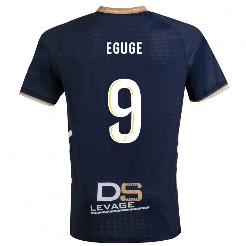 Danxen Damen Benny Eguge #9 Marine Gold Heimtrikot Trikot 2025/26 T-Shirt