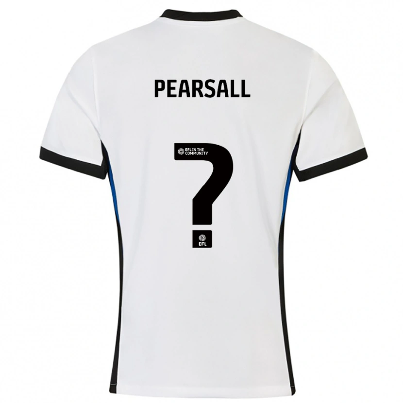 Danxen Damen Henry Pearsall #0 Weiß Blau Auswärtstrikot Trikot 2025/26 T-Shirt