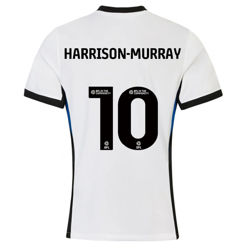 Danxen Damen Christie Harrison-Murray #10 Weiß Blau Auswärtstrikot Trikot 2025/26 T-Shirt