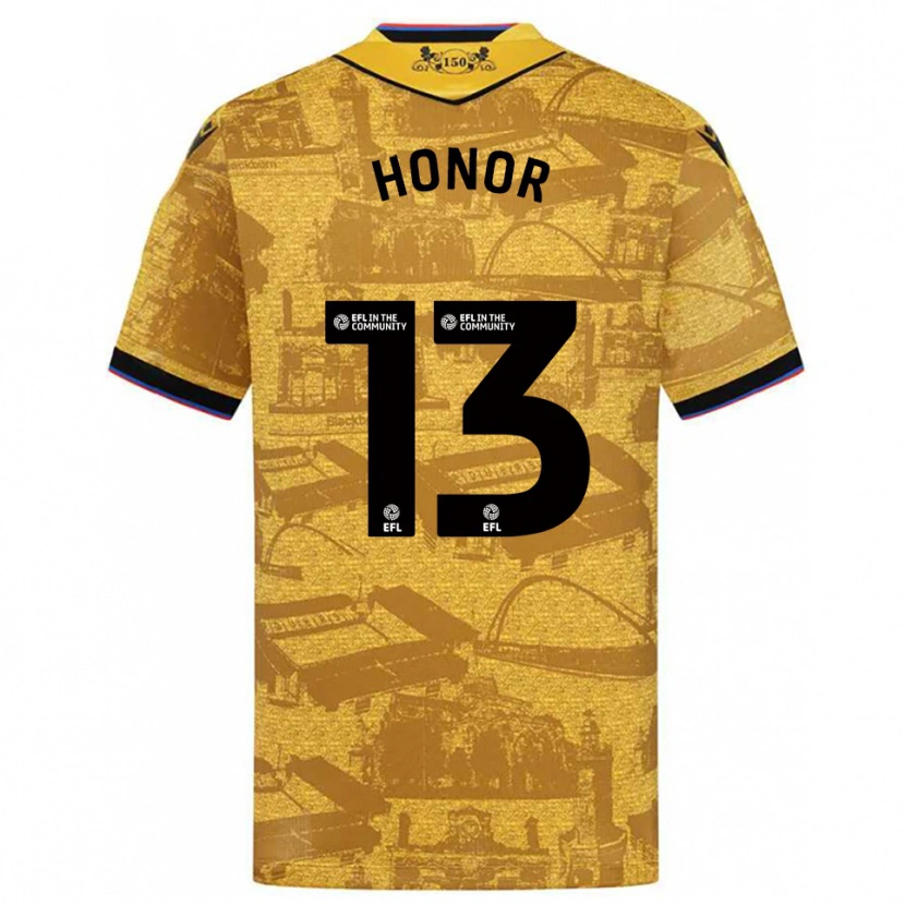 Danxen Damen Solomon Honor #13 Gold Schwarz Auswärtstrikot Trikot 2025/26 T-Shirt