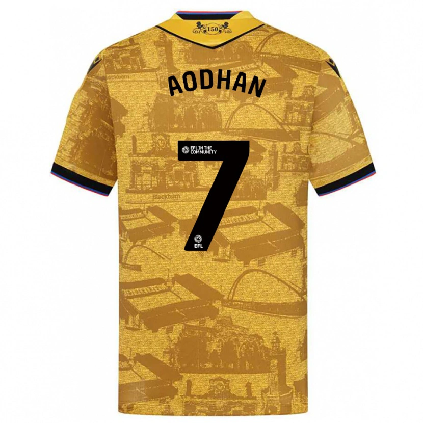Danxen Damen Aodhan Doherty #7 Gold Schwarz Auswärtstrikot Trikot 2025/26 T-Shirt
