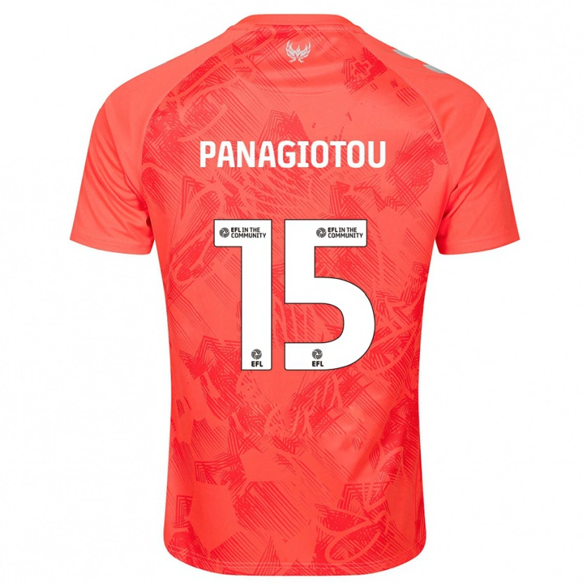 Danxen Damen Constantine Panagiotou #15 Orange Weiß Auswärtstrikot Trikot 2025/26 T-Shirt